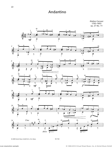 Andantino, Op. 21 No. 11
