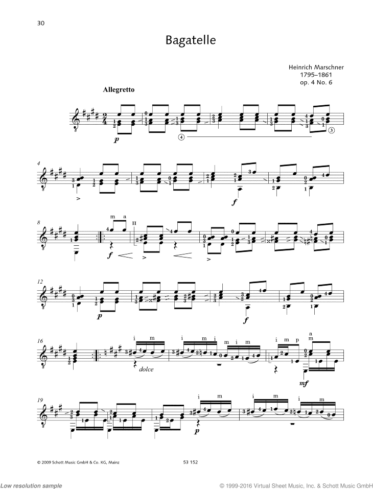 Bagatelle, Op. 4 No. 6