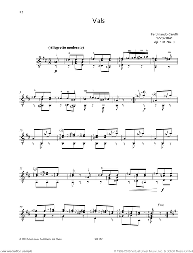 Vals, Op. 101 No. 3