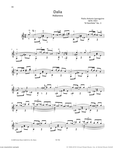 Dalia, Habanera