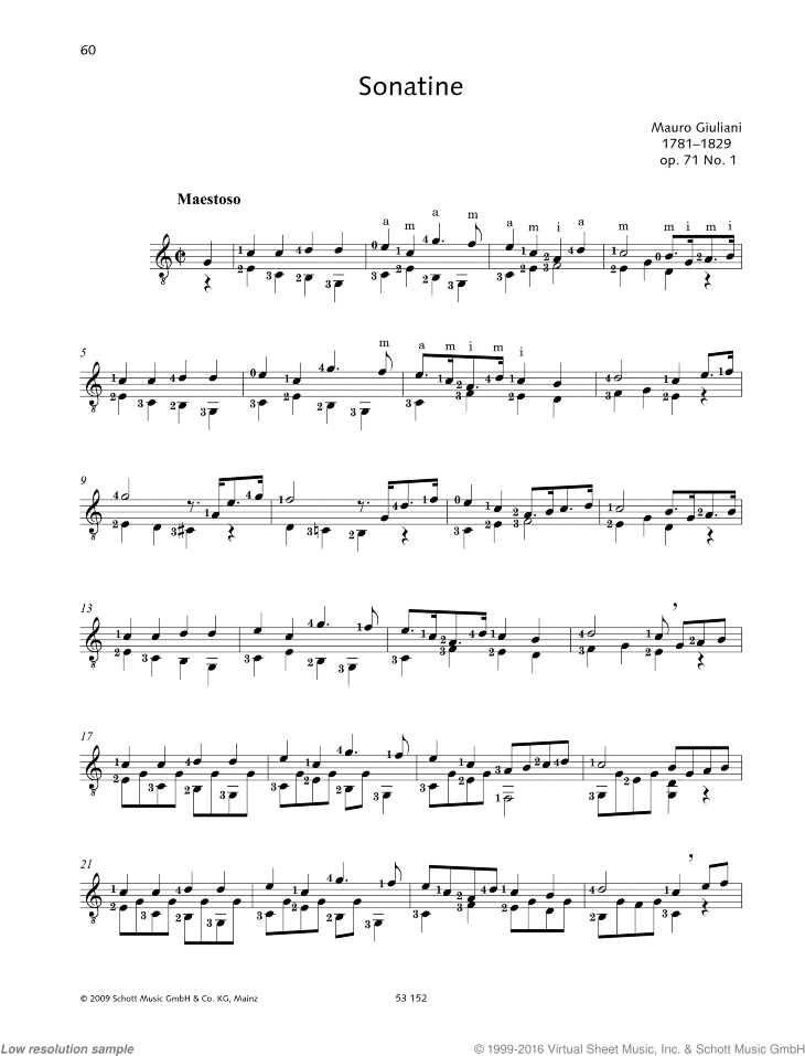 Sonatina, Op. 71 No. 1
