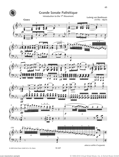 Grande Sonate Pathetique - 1st Movement