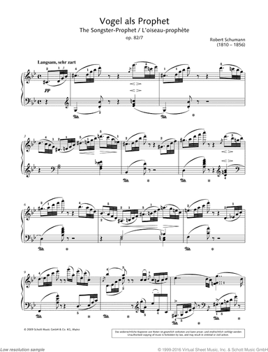 The Songster-Prophet, Op.  82 No. 7