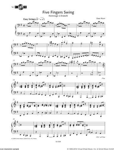 Five Fingers Swing, Hommage &agrave; Diabelli