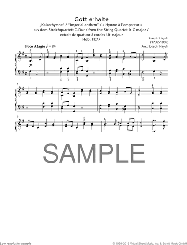 Gott erhalte "Imperial anthem"