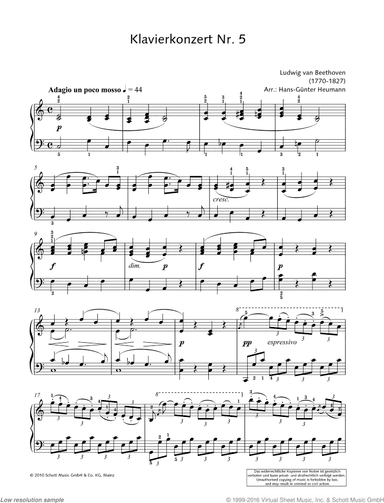 Concerto for Piano and Orchestra No. 5 in E-flat major, Op.  73