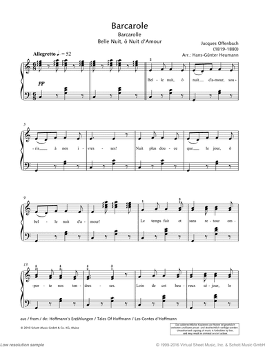Barcarolle, from the Tales of Hoffmann