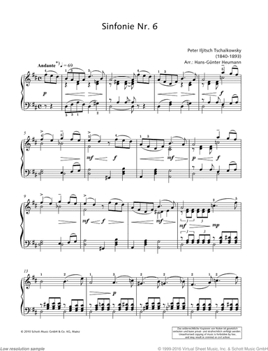 Symphony No. 6 in B minor, Op.  74, 1st movement, 2nd theme