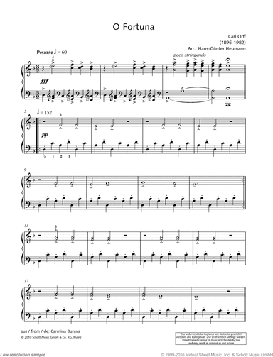 O Fortuna, from Carmina Burana