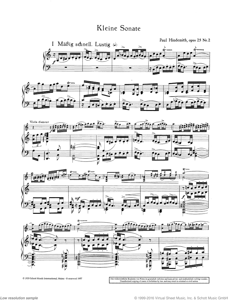 Little Sonata, Op. 25 No. 2