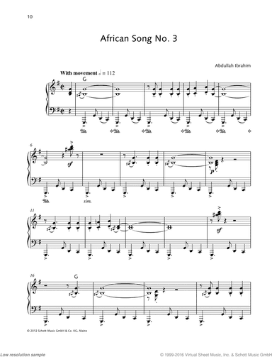 African Song No. 3