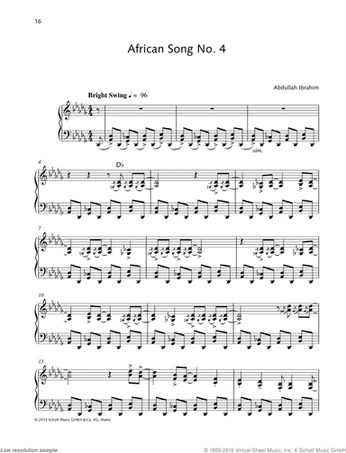 African Song No. 4