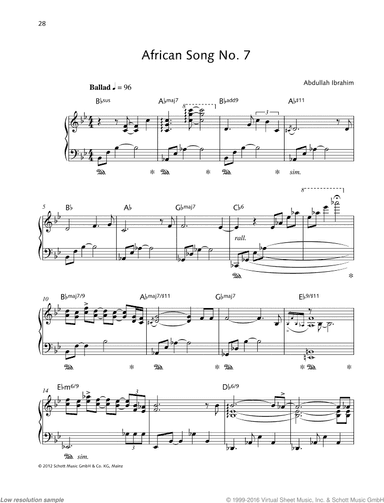 African Song No. 7