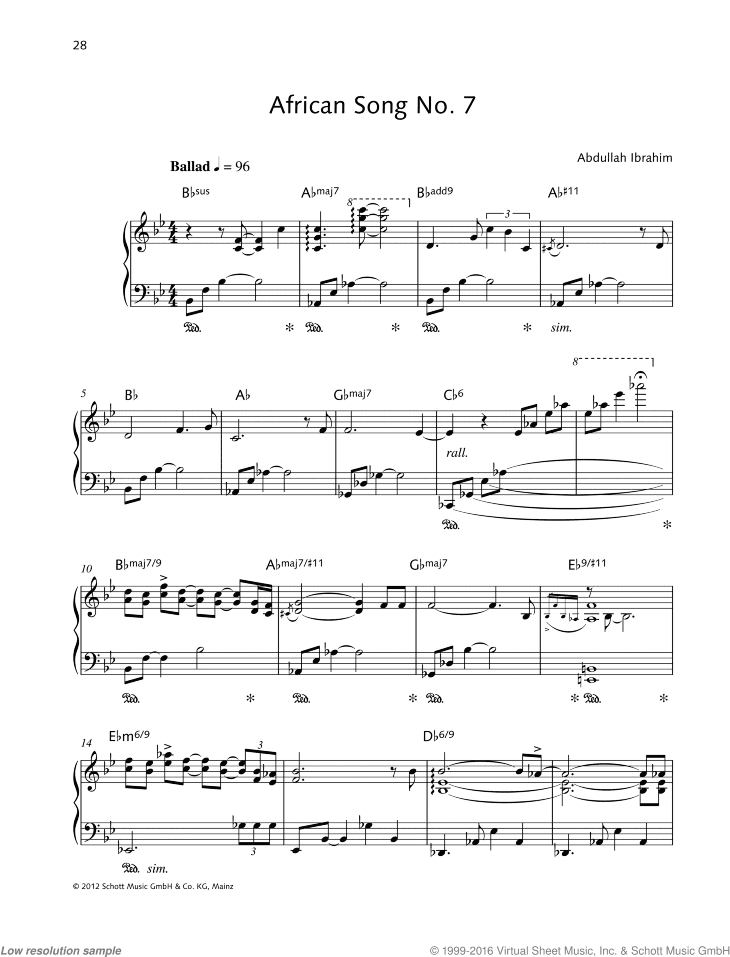 African Song No. 7