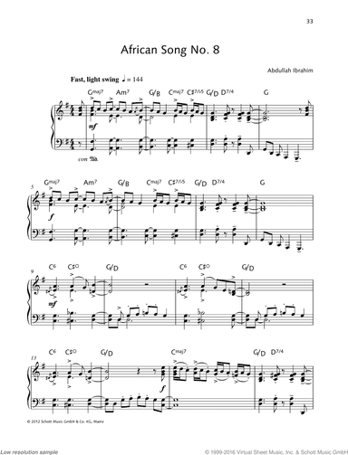 African Song No. 8