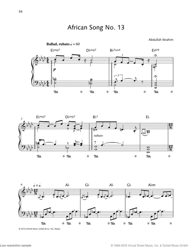 African Song No. 13