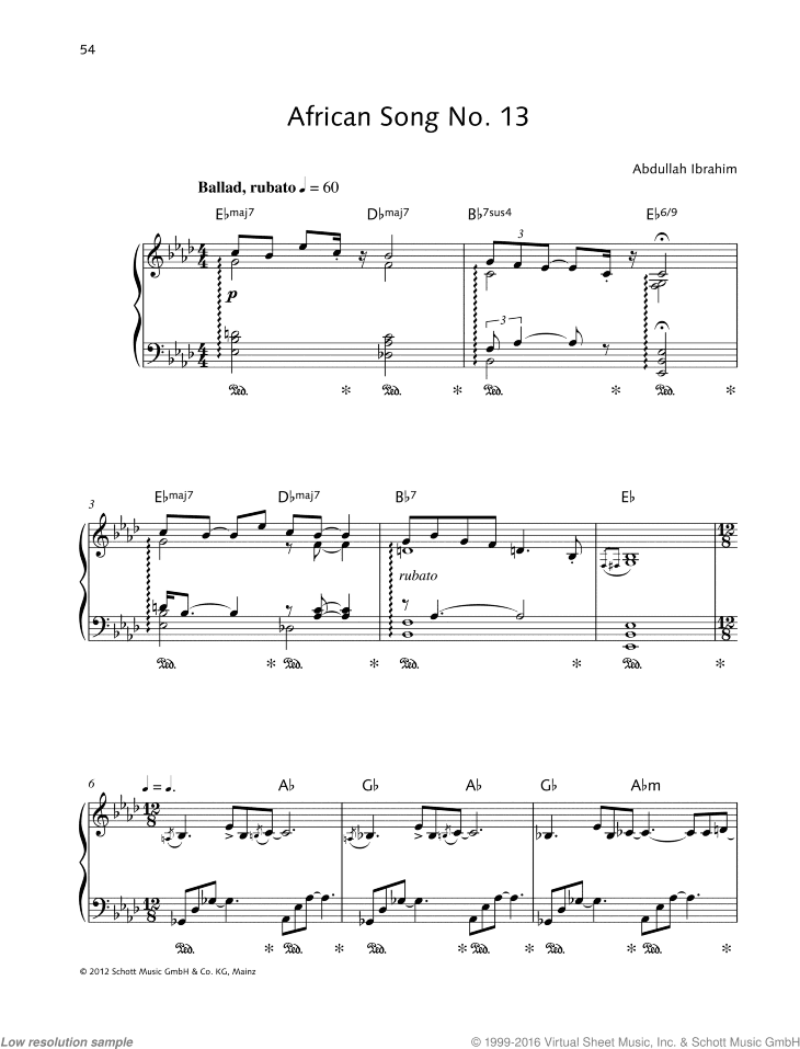 African Song No. 13
