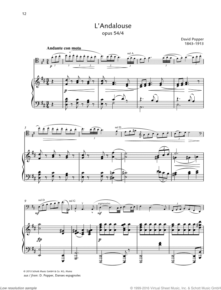 L'Andalouse, from &quot;Spanish Dances&quot;