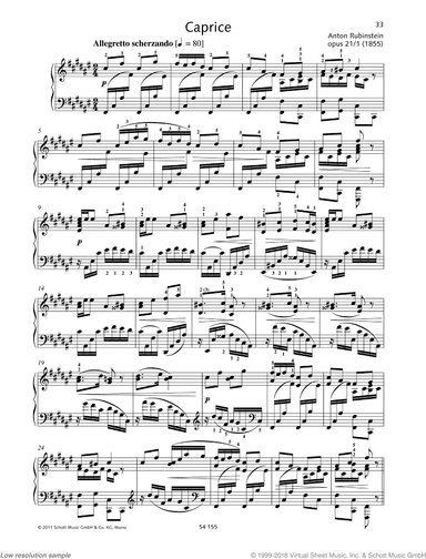 Caprice in F-sharp major, Op. 21 No. 1