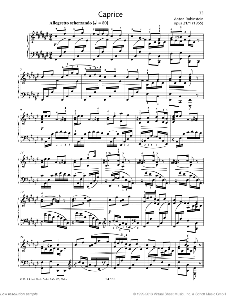 Caprice in F-sharp major, Op. 21 No. 1