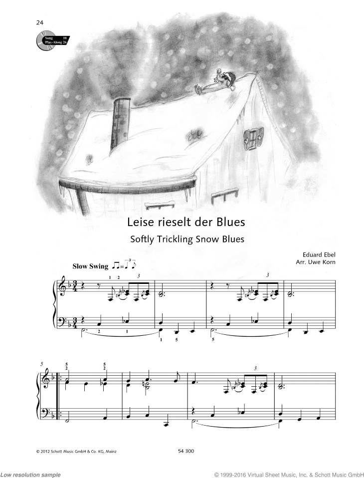 Softly Trickling Snow Blues