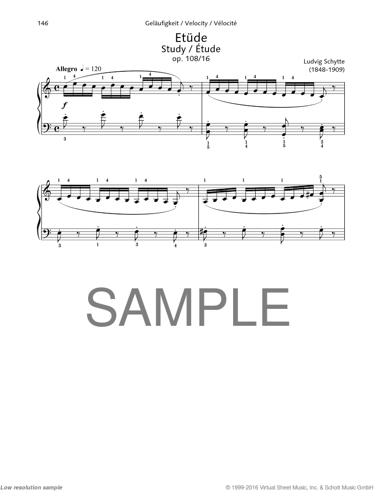 Study, Op. 108 No. 16, Velocity