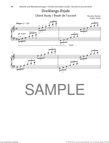 Chord Study, Chords and broken chords