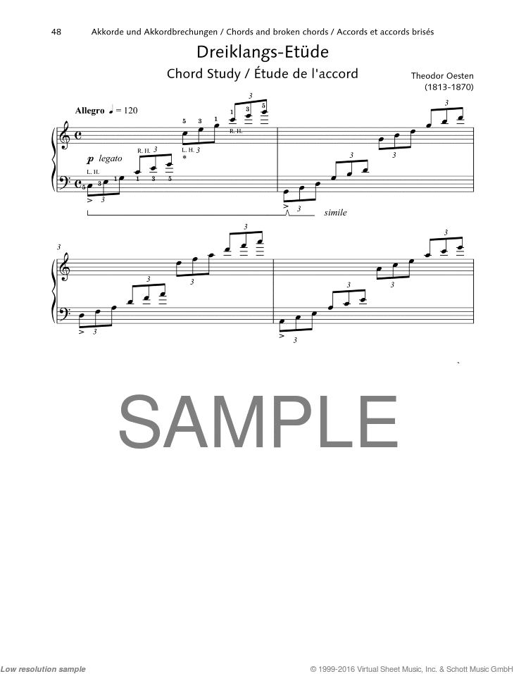 Chord Study, Chords and broken chords