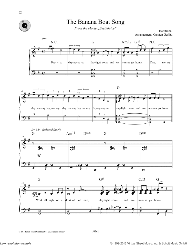 The Banana Boat Song