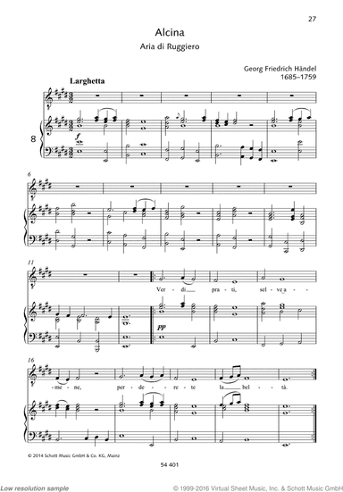 Verdi prati, selve amene