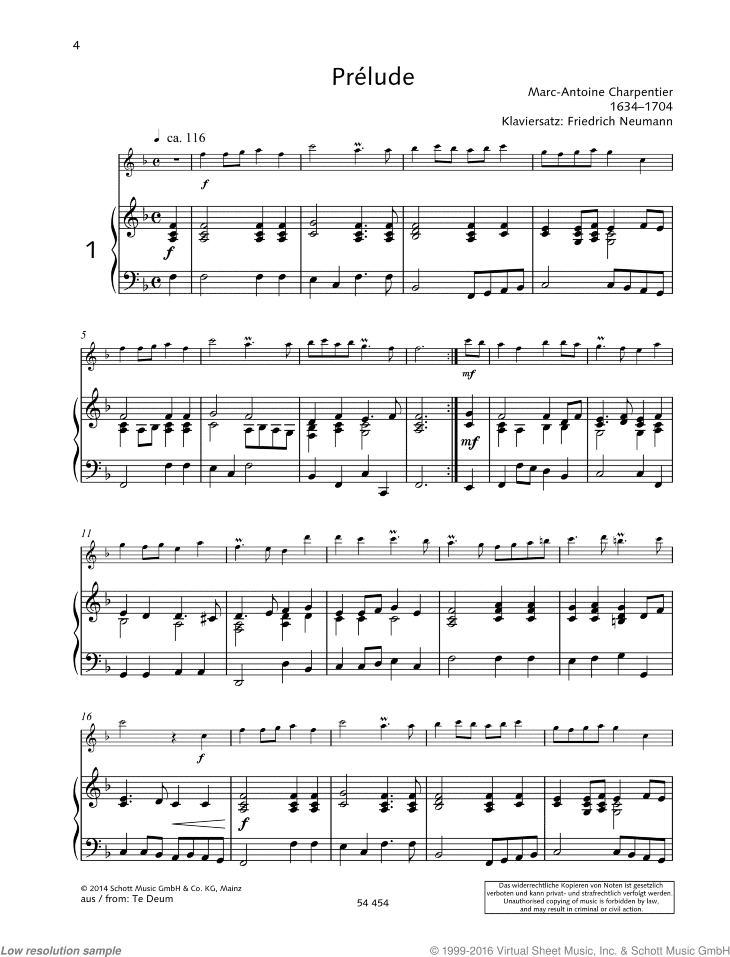Prelude, from &quot;Te Deum&quot;