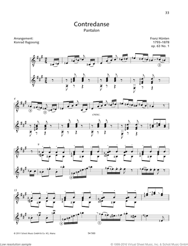 Contredanse, Op. 63 No. 1
