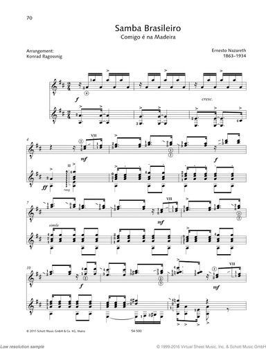 Samba Brasileiro, Comigo &eacute; na Madeira