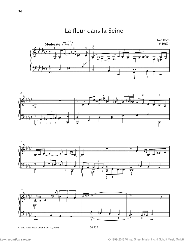 La fleur dans la Seine