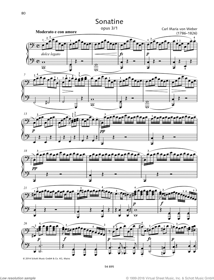 Sonatina, Op. 3 No. 1