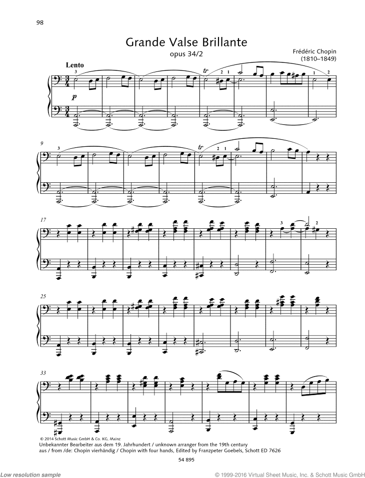 Grande Valse Brillante, Op. 34 No. 2