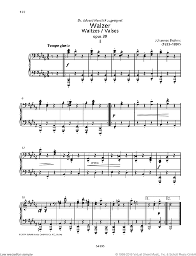 Waltzes, Op. 39