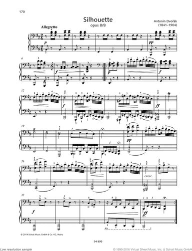 Silhouette, Op. 8 No. 8
