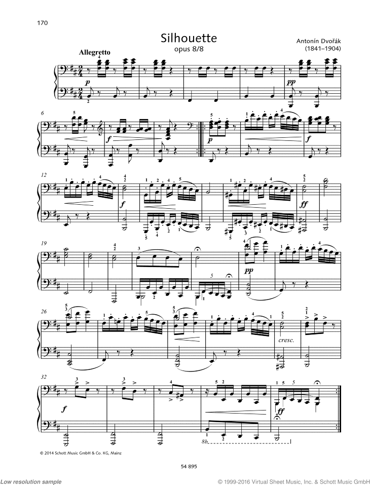 Silhouette, Op. 8 No. 8