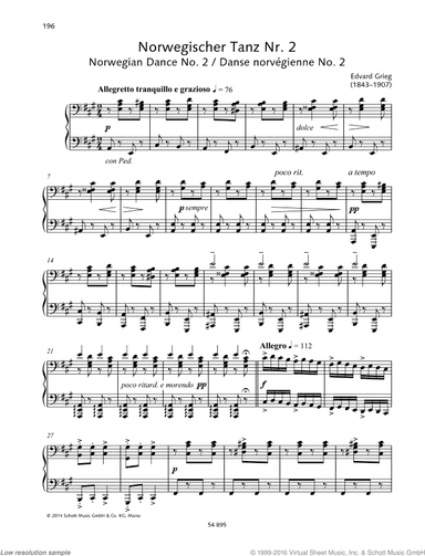 Norwegian Dance No. 2