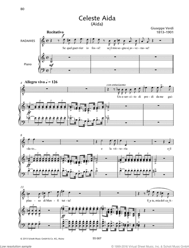 Celeste Aida, From &lsquo;Aida&rsquo;