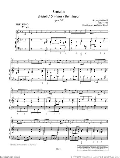 Sonate in D minor, Op. 5 No. 7