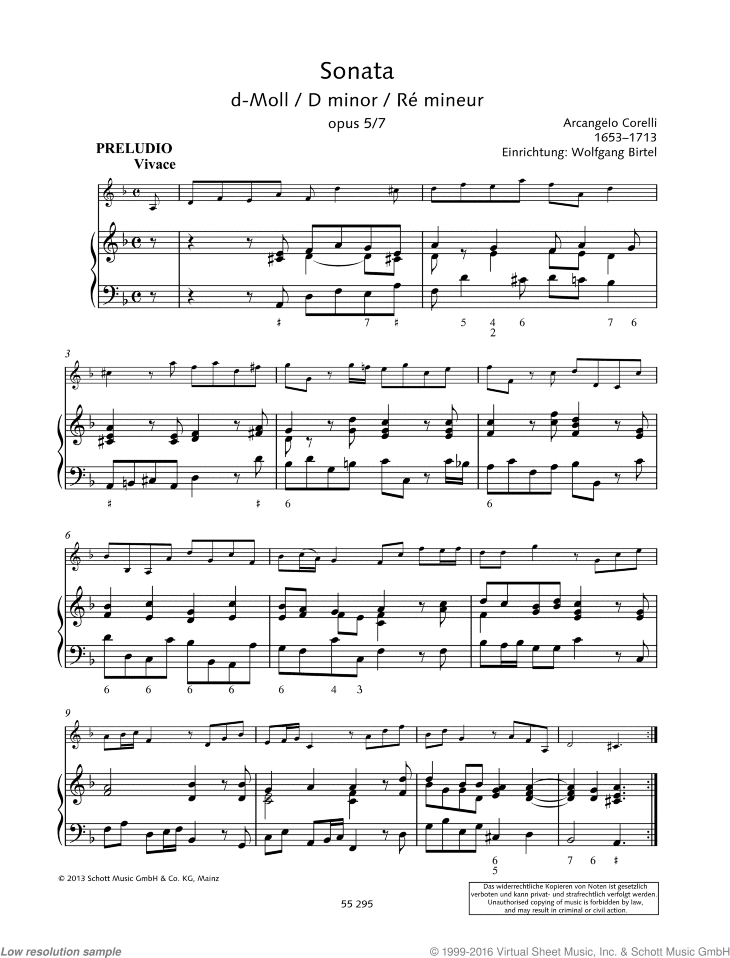 Sonate in D minor, Op. 5 No. 7