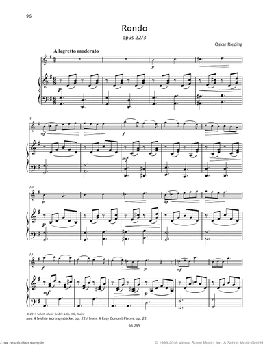 Rondo, Op. 22 No. 3, from 4 Easy Concert Pieces