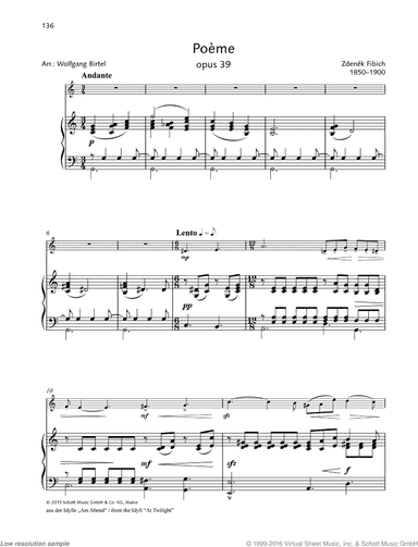Poeme, Op. 39