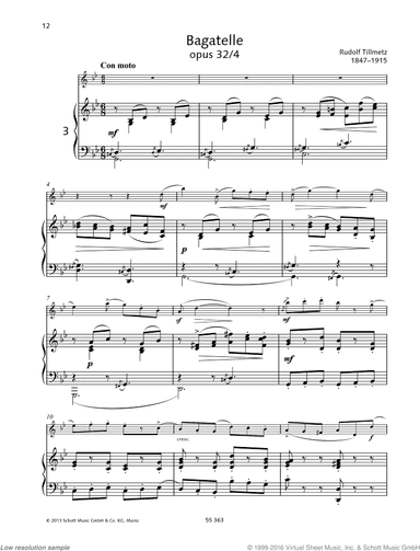 Bagatelle, Op. 32, No. 4