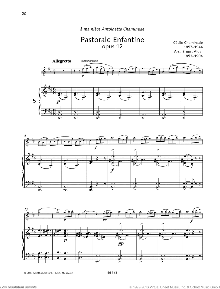 Pastorale Enfantine, Op. 12