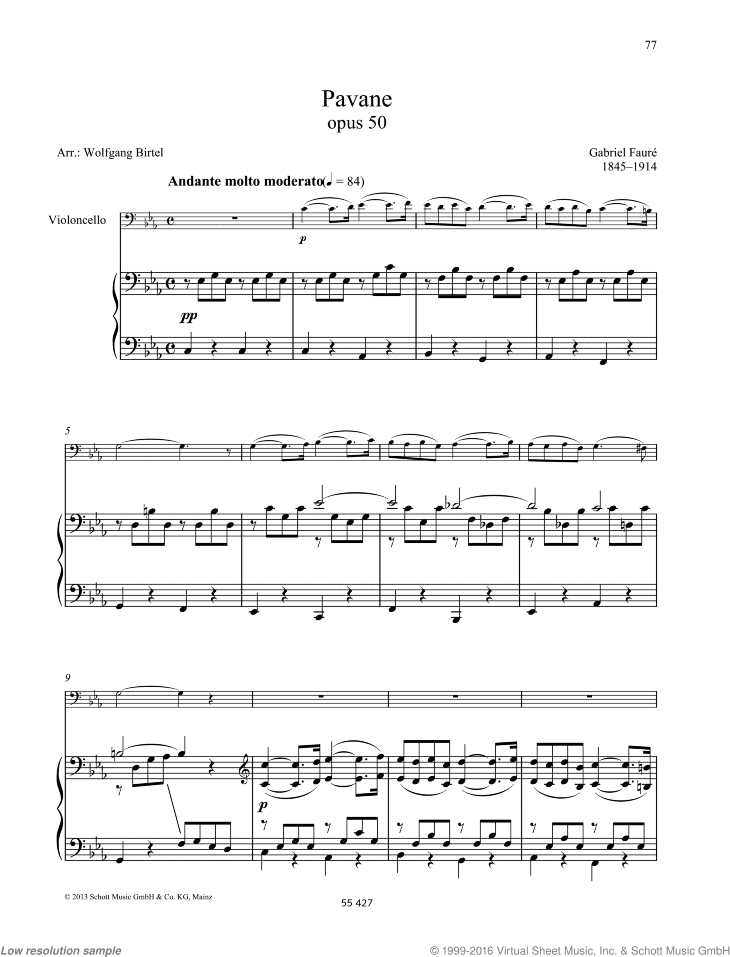 Pavane, Op.  50