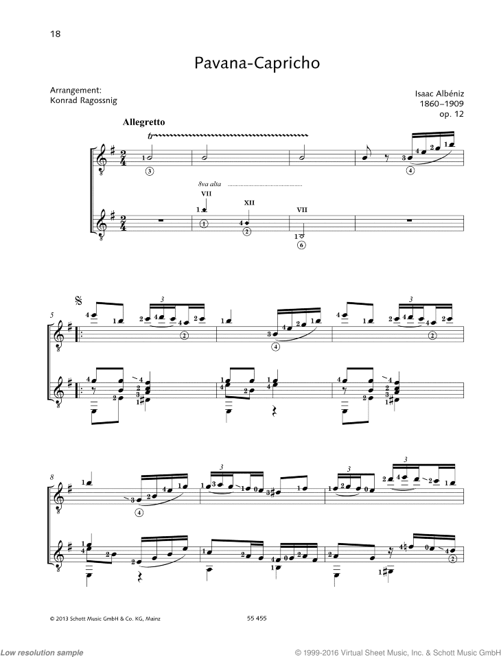 Pavana-Capricho, Op. 12
