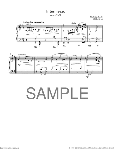 Intermezzo, Op. 2a No. 2